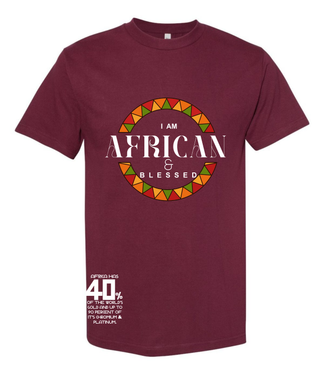 African & Blessed Signature T-Shirt