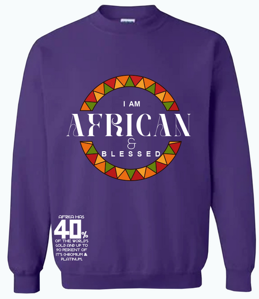 African & Blessed Signature Sweatshirt